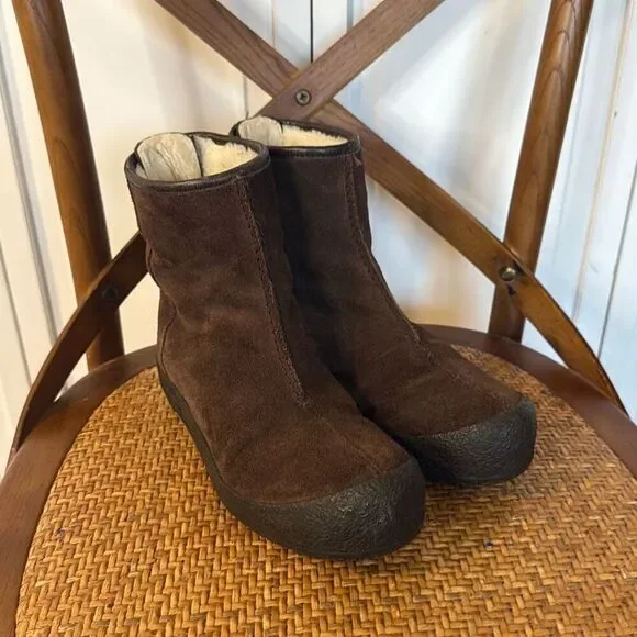 Shepherd Sweden brown genuine sheepskin boots size 6.5 - Picture 3 of 9